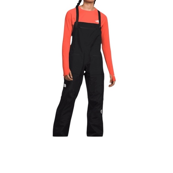 New Women's The North Face Summit Series Verbier GORE-TEX® Bibs Size Large White - Picture 1 of 9